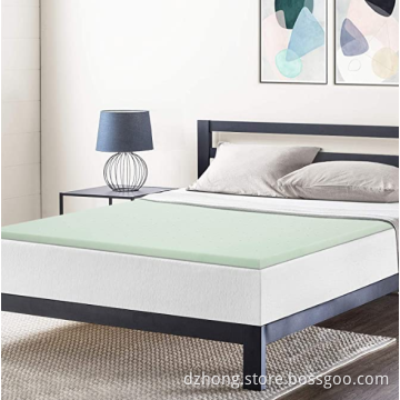 3" Green Tea Memory Foam Topper Twin XL